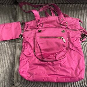 Bagallini Pink Tote Bag